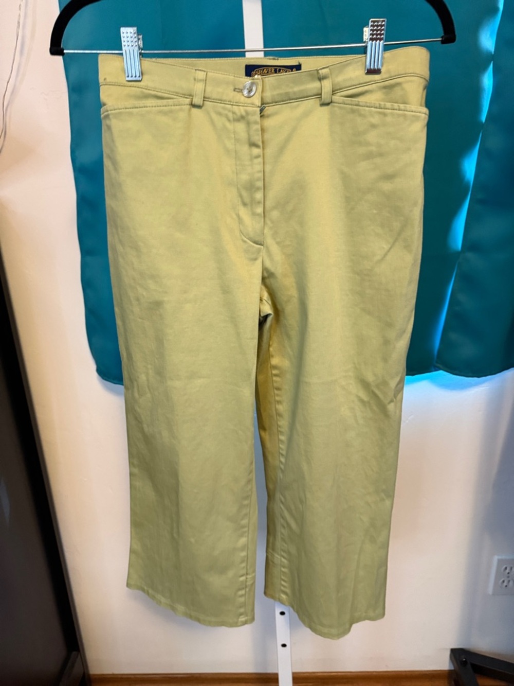 Shaver Lake Petite Light Olive/Green Pants - Size 4